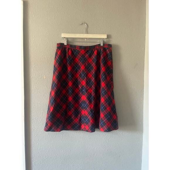 Pendleton Vintage Plaid Skirt - Picture 3 of 8